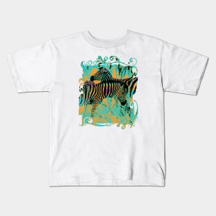 Crazy zebra Kids T-Shirt